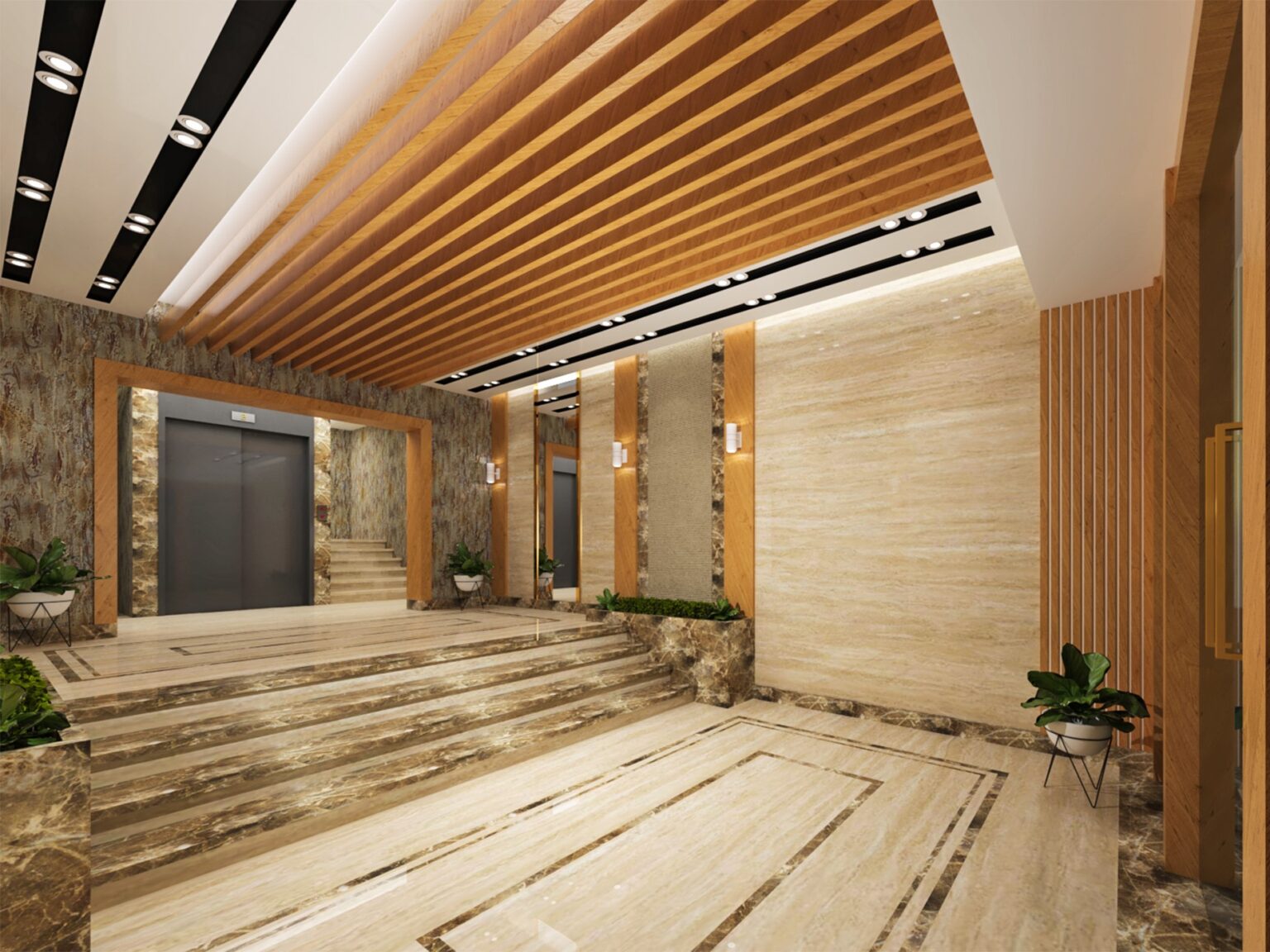 Luxurious commercial interior design